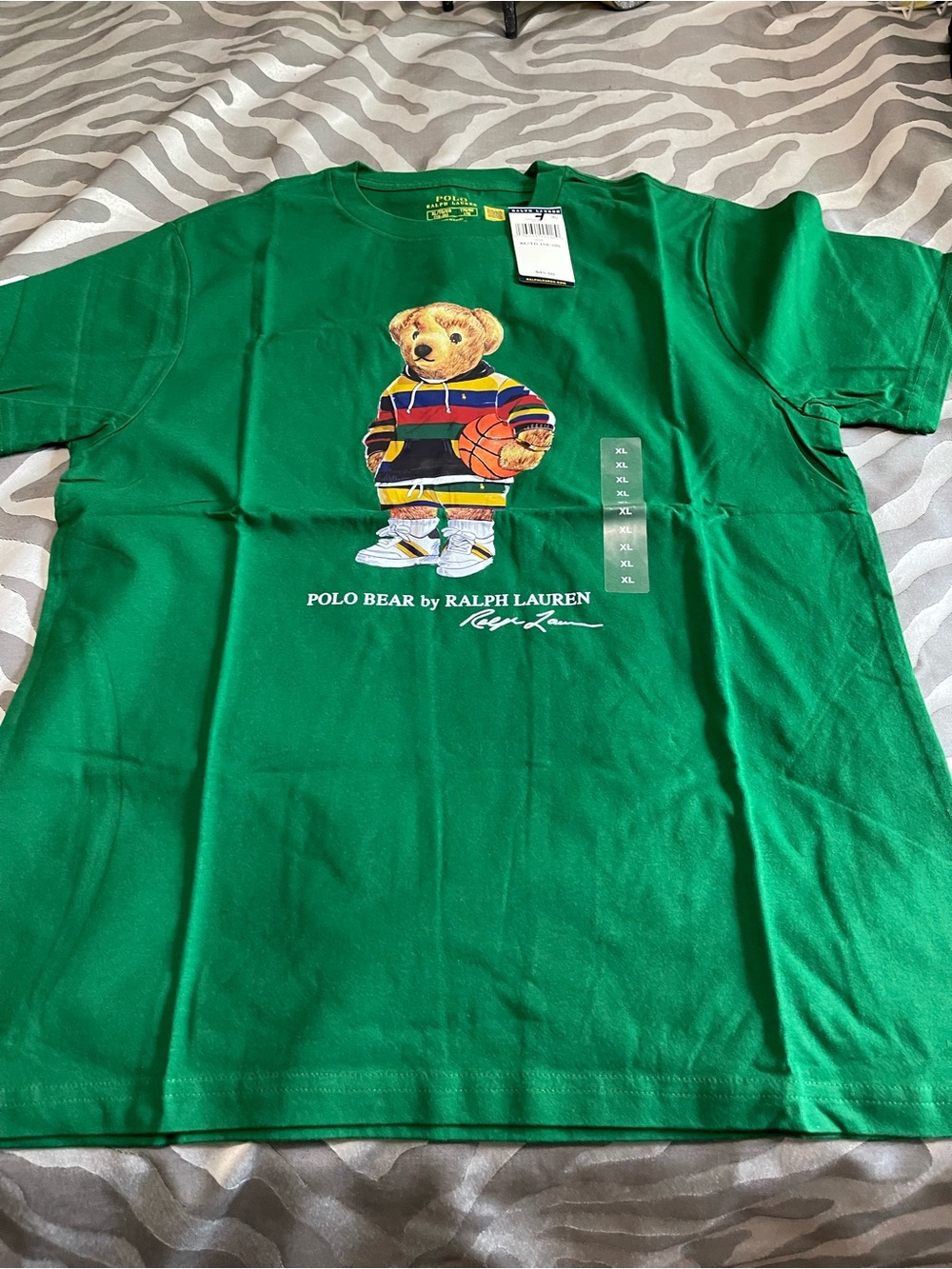 Polo by Ralph Lauren Green Polo Bear Graphic Tee